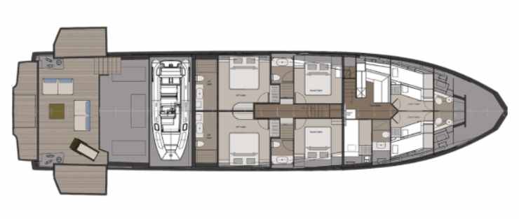 Numarine 30XP - ponte inferiore - numarine.com