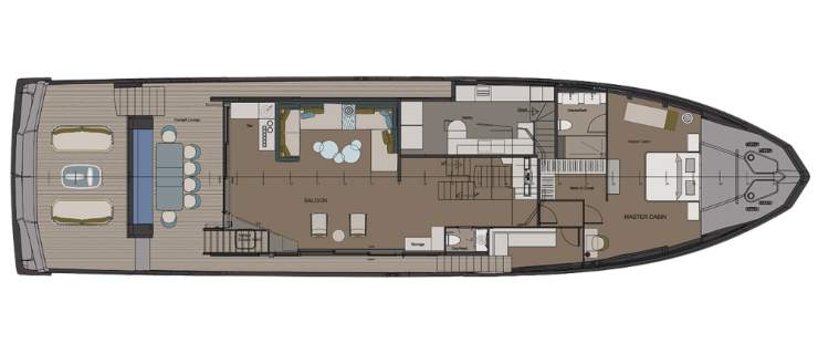 Numarine 30XP - ponte principale - numarine.com